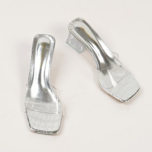 Damen Slingback Absatzschuhe mit modernem Design und elegantem Glanz R&B