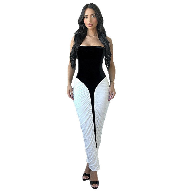 Damen Cocktailkleid mit Trompetenrock und elegantem Bustier R&B