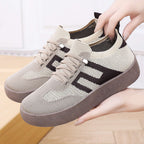 Damen Bequeme und luftige Sneaker mit Plattformsohle R&B