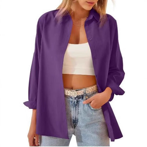 Damen lässige Hemdbluse R&B