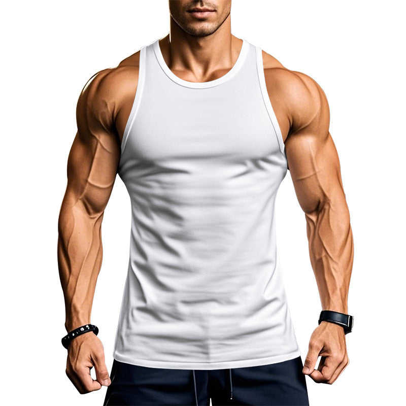 Herren atmungsaktives Fitness Tanktop mit Racerback-Schnitt R&B