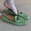 Damen Wildleder Slipper mit dekorativem Schleifendetail R&B