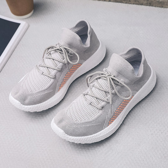 Damen Sportliche Sneaker mit atmungsaktivem Obermaterial und stoßdämpfender Sohle R&B