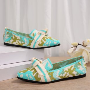 Damen Modische Ballerinas mit dekorativem Schleifen-Detail R&B