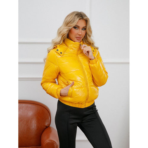 Damen glänzende Winterjacke R&B