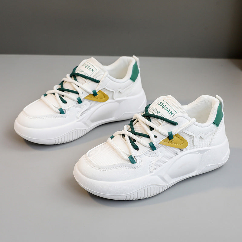 Damen Sportliche Sneakers mit atmungsaktiver Mesh-Oberfläche und robustem Sohlenprofil R&B