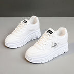 Damen modische Plateau Sneakers mit effektiver Dämpfung und hochwertiger Oberflächenstruktur R&B