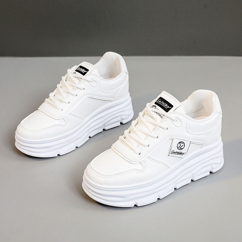 Damen modische Plateau Sneakers mit effektiver Dämpfung und hochwertiger Oberflächenstruktur R&B