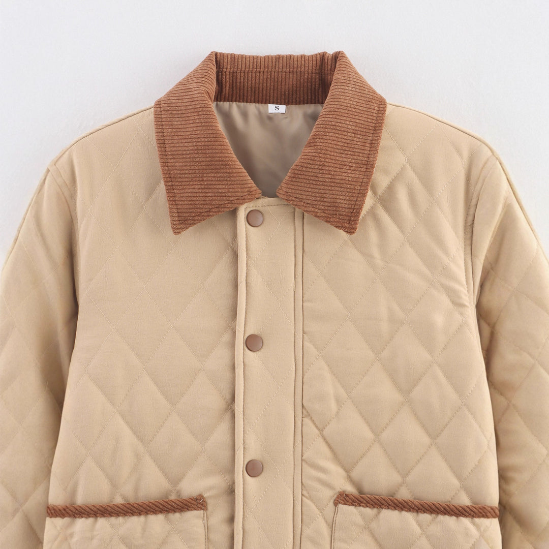 Damen Steppjacke mit strukturiertem Kragen und praktischen Taschen R&B