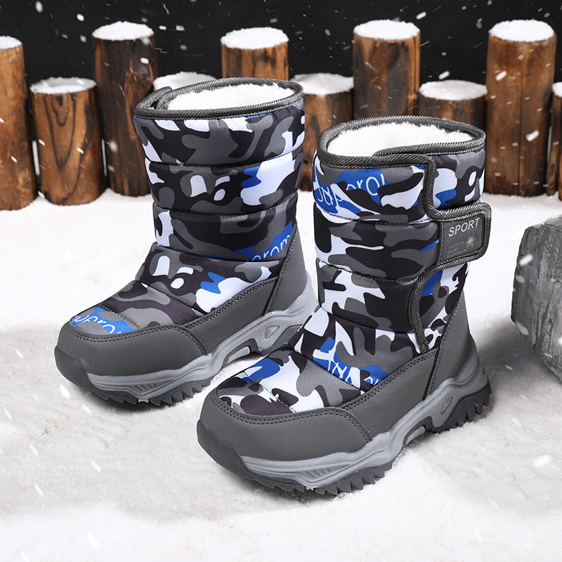 Damen warme und gefütterte Winterstiefel R&B