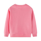 Mädchen Sweatshirt mit buntem Dinosaurier- und Blumenapplikationen R&B