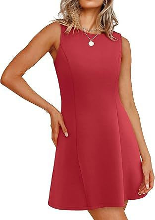 Damen ärmelloses A-Linien Kleid mit zeitlosem Schnitt R&B
