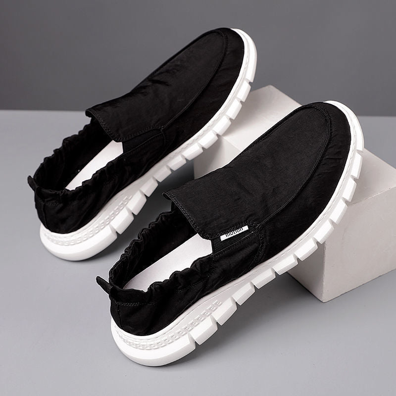 Damen Bequeme Slip-On Sneakers mit elastischem Obermaterial R&B