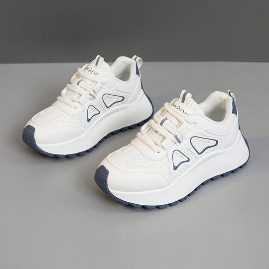 Damen Sportliche Sneakers mit atmungsaktiver Mesh-Oberfläche und stoßdämpfender Sohle R&B