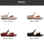 Damen Slipper mit elegantem Riemendesign und modischem Knoten R&B