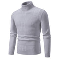 Herren eleganter Rollkragenpullover mit strukturiertem Design R&B