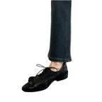 Damen elegante Schnürschuhe mit Rüschendetails R&B