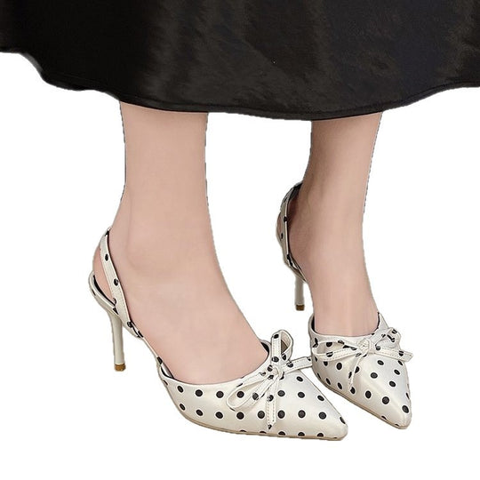 Damen Slingback-Pumps mit modischem Punkten-Design R&B