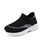 Damen Sportliche Slip-On Sneakers mit rutschfester Sohle und atmungsaktivem Obermaterial