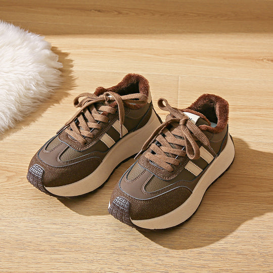 Damen Sportliche High-Top Sneakers mit gefüttertem Innenbereich R&B