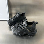 Damen Sportliche Chunky Sneakers mit texturiertem Obermaterial und stabiler Laufsohle R&B