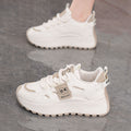 Damen Sportliche Plateau-Sneaker mit atmungsaktiver Konstruktion R&B