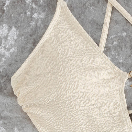 Damen Cut-Out Badeanzug mit einzigartigem Ringdetail R&B