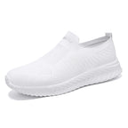 Damen Leichte Slip-On Freizeitschuhe mit atmungsaktivem Strickdesign R&B