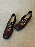 Damen Ballerinas mit modischem Schnür-Design und eleganter Passform R&B