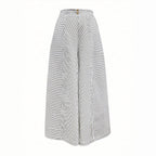 Damen Hochtaillierte Culotte mit Streifen