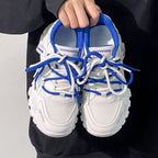 Damen Sportliche Chunky Sneakers mit atmungsaktivem Mesh und dynamischer Sohle