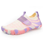 Damen Flexible Aquaschuhe mit rutschfester Sohle und praktischem Klettverschluss R&B