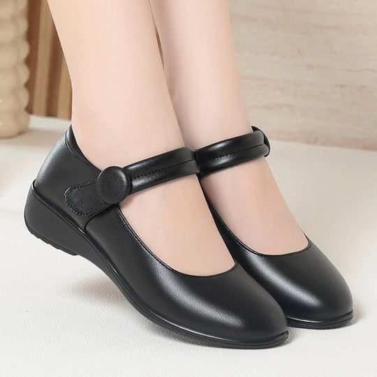 Damen Mary Jane Schuhe mit verstellbarem Riemen und bequemem Blockabsatz R&B