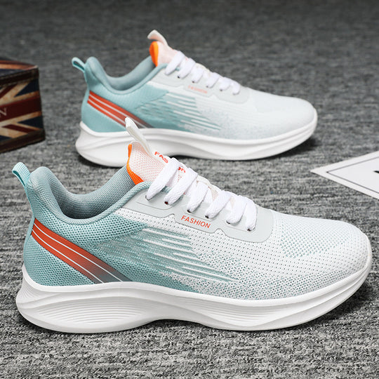 Damen Sportliche Lauf-Sneaker mit atmungsaktivem Mesh-Obermaterial und dämpfender Sohle R&B