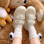 Damen Sneaker mit verspieltem Design und praktischem Klettverschluss R&B
