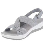 Damen Wedge-Sandalen mit modischem Knoten-Design und ergonomischer Sohle R&B