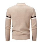 Herren modischer Rollkragenpullover mit grafischem Zopfmuster R&B 1758205596
