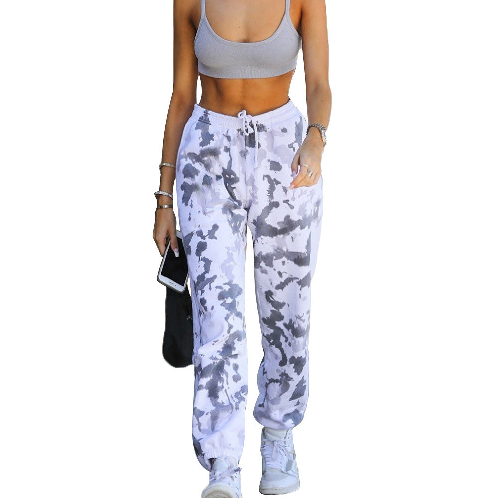 Damen modische Sporthose mit modischem Farbverlauf R&B