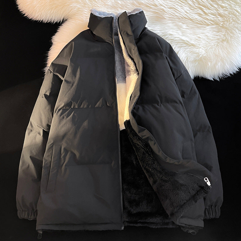 Damen Daunenjacke mit weichem Innenfutter und hohem Kragen R&B