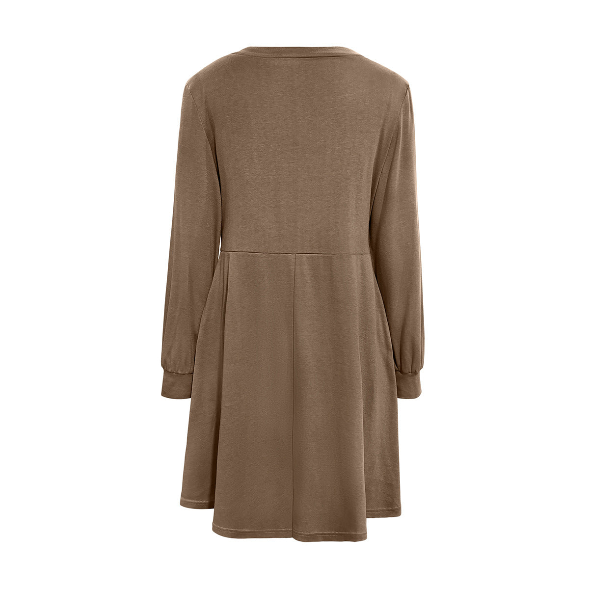 Damen Freizeitkleid mit Knopfleiste und seitlichen Eingrifftaschen R&B