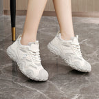 Damen Sportliche Sneakers mit atmungsaktivem Mesh-Obermaterial und strapazierfähiger Laufsohle R&B