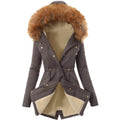 Damen Warm gefütterte Parkajacke R&B