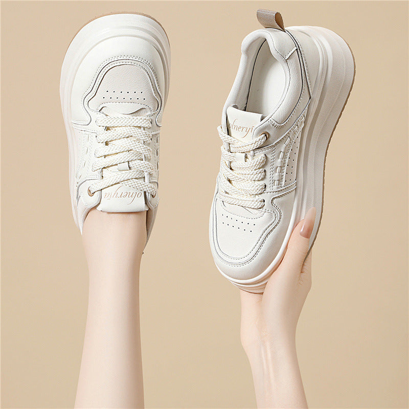 Damen Plateau-Sneaker mit dämpfender Sohle und atmungsaktivem Obermaterial R&B