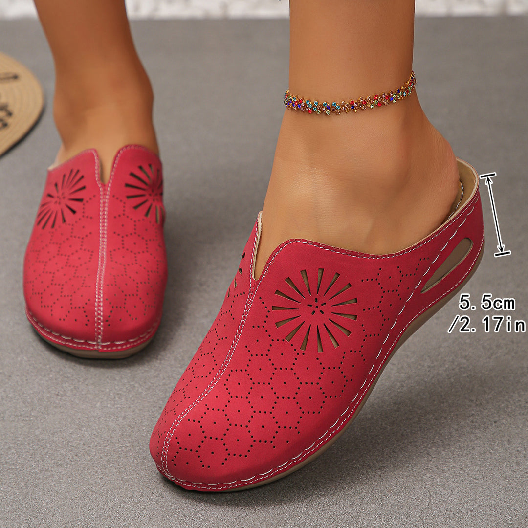 Damen Komfortable Clogs mit eleganter Durchlüftung R&B