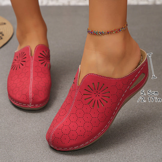 Damen Komfortable Clogs mit eleganter Durchlüftung R&B