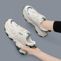 Damen Sportliche Chunky Sneakers mit dämpfender Laufsohle und atmungsaktivem Mesh-Obermaterial R&B