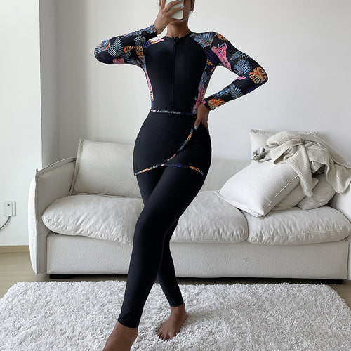 Damen Sportlicher Schwimmanzug mit UV-Schutz und femininem Wickeldesign R&B