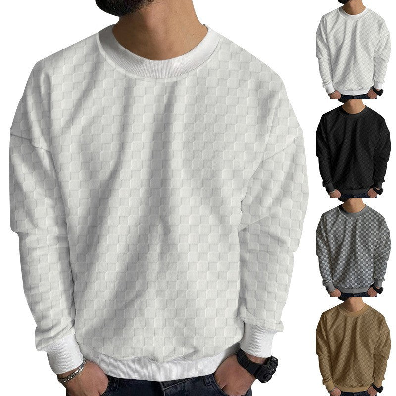 Herren Strickpullover mit strukturiertem Design und bequemem Schnitt R&B