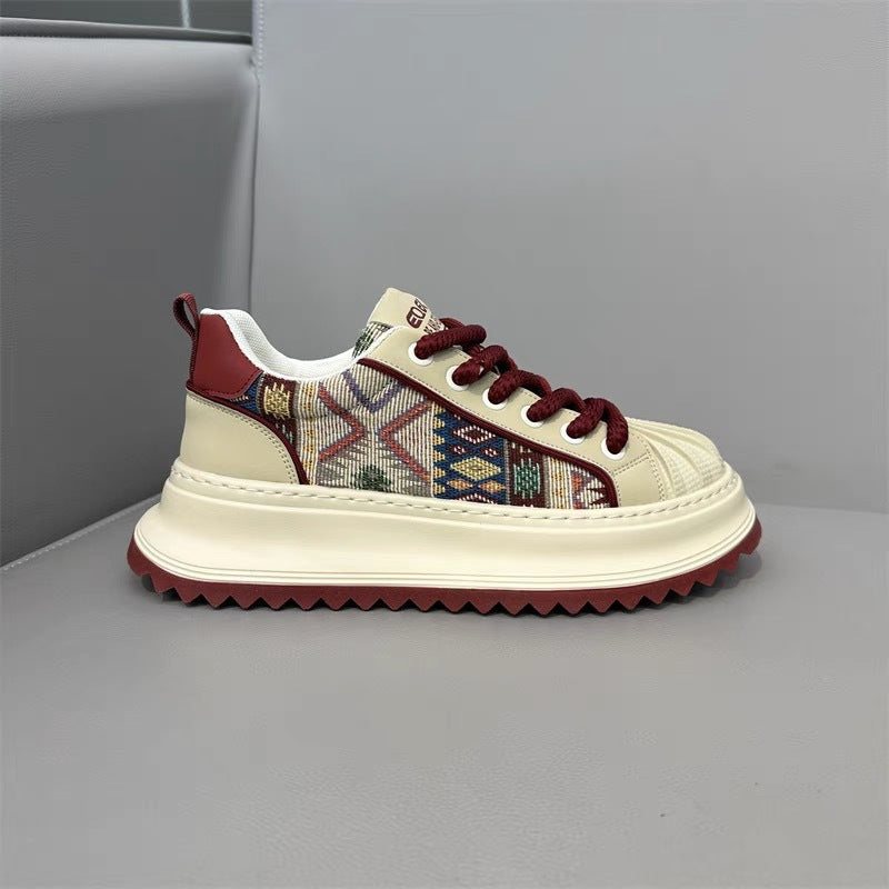 Damen Modische Sneaker mit ethnischen Mustern und komfortabler Laufsohle R&B