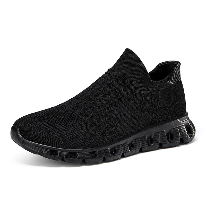 Damen Slip-On Laufschuhe mit atmungsaktivem Obermaterial und flexibler Sohle R&B